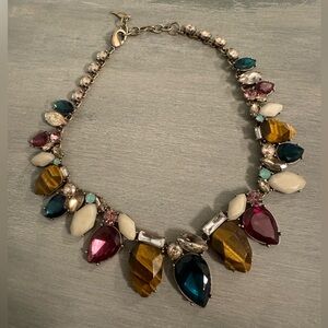 Jewel Tone Statement Necklace